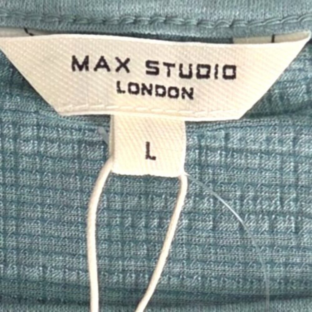 Max Studio London Flutter Texture Knit T-Shirt Si… - image 5